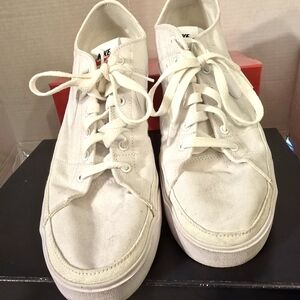 NIKE COURT LEGACY TRUE WHITE CANVAS/LEATHER MEN'S SIZE 11.5